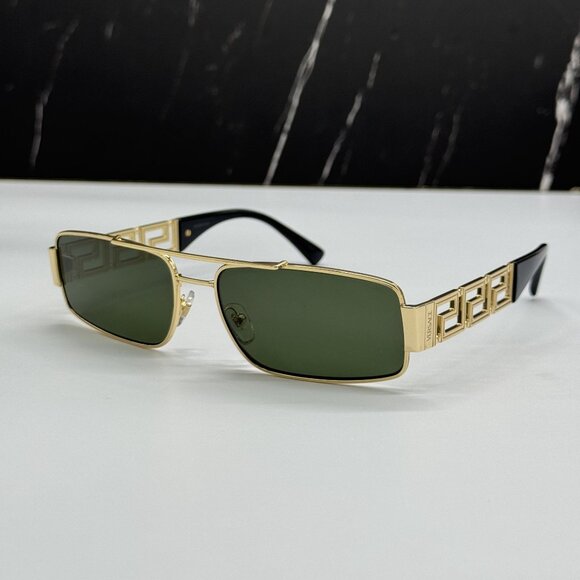 NEW VERSACE VE2257 1002/71 SUNGLASSES MOD 2257 GOLD UNISEX EYEWEAR VE2257 100271 - Picture 2 of 9